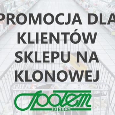 Promocja w sklepie na Klonowej