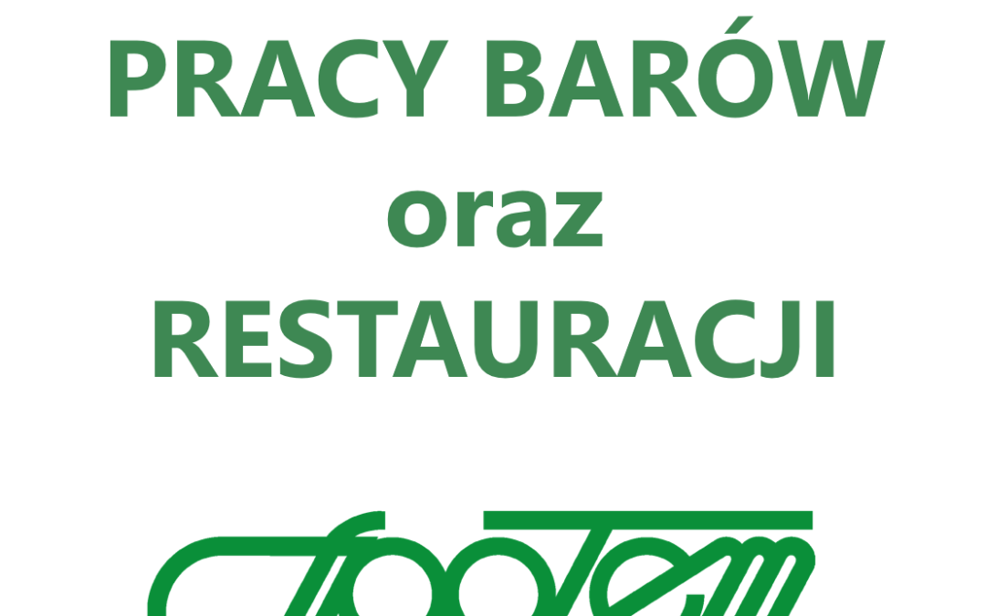 Zmiana godzin otwarcia barów oraz restauracji Społem Kielce