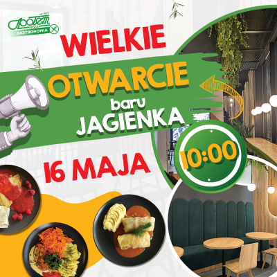 16 maja otwieramy Bar Jagienka po remoncie!