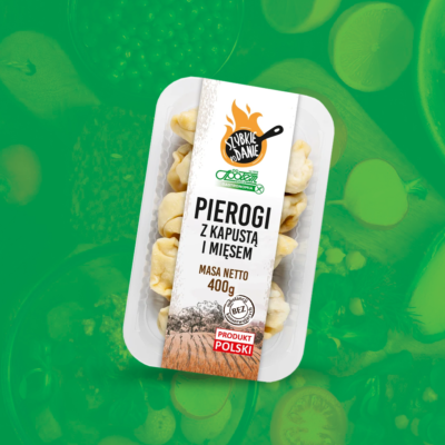 Pierogi z kapustą i mięsem 400g PSS Społem