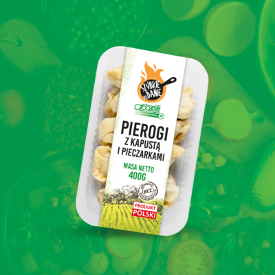 Pierogi z kapustą i pieczarkami 400g Społem PSS