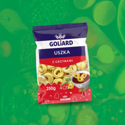 Uszka z grzybami 250g Goliard