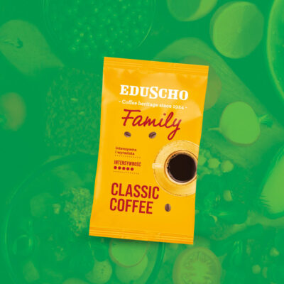 Kawa mielona Family 100g Eduscho