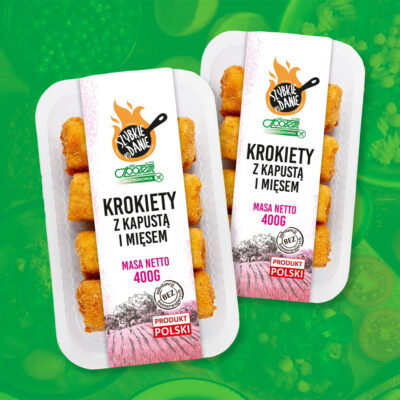 Krokiety z kapustą/mięsem Społem 400g
