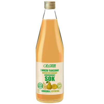 Poznajcie nowy smak soku od Społem Kielce – gruszka cytryna!