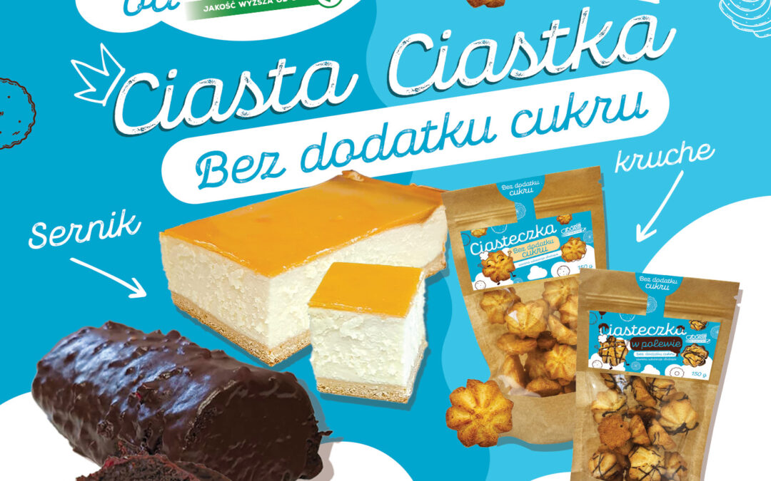 Słodkie nowości bez dodatku cukru w Społem Kielce