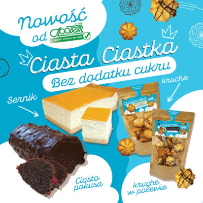 Słodkie nowości bez dodatku cukru w Społem Kielce